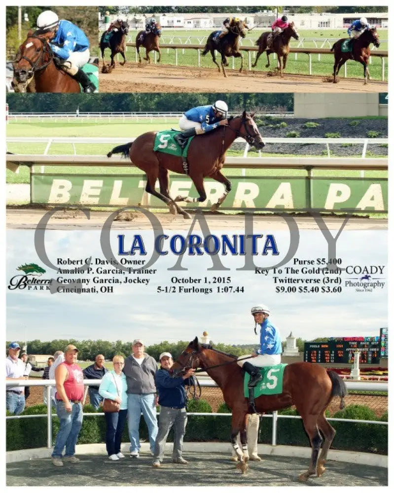 La Coronita - 100115 Race 06 Btp Belterra Park