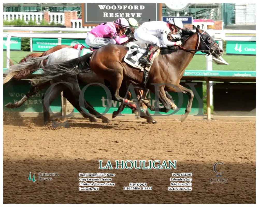 LA HOULIGAN - 050825 - Race 03 - CD - Action Churchill Downs