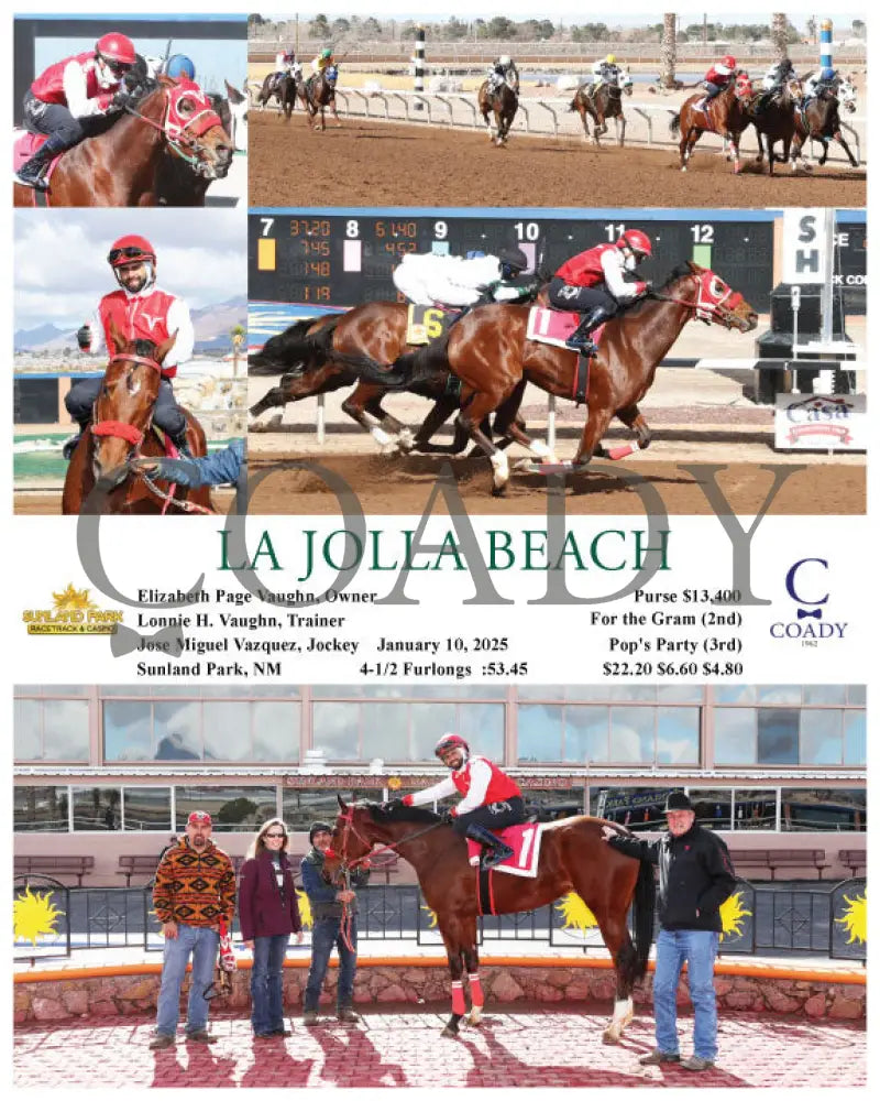 La Jolla Beach - 01-10-25 R02 Sun Turfway Park