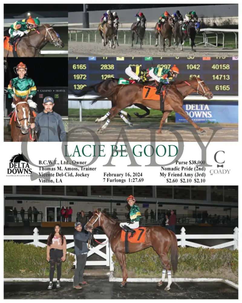 Lacie Be Good - 02 - 16 - 24 R07 Ded Delta Downs