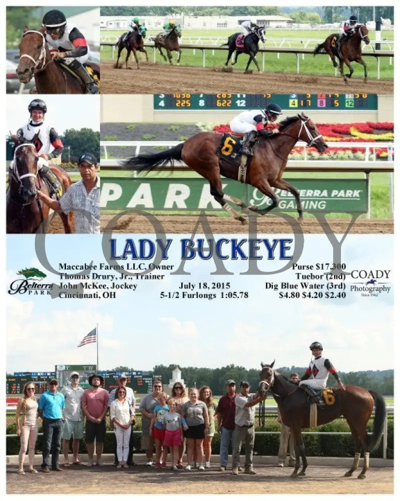 Lady Buckeye - 071815 Race 08 Btp Belterra Park