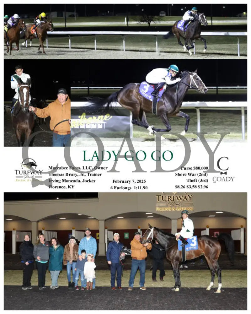 Lady Go - 020725 Race 05 Tp Turfway Park