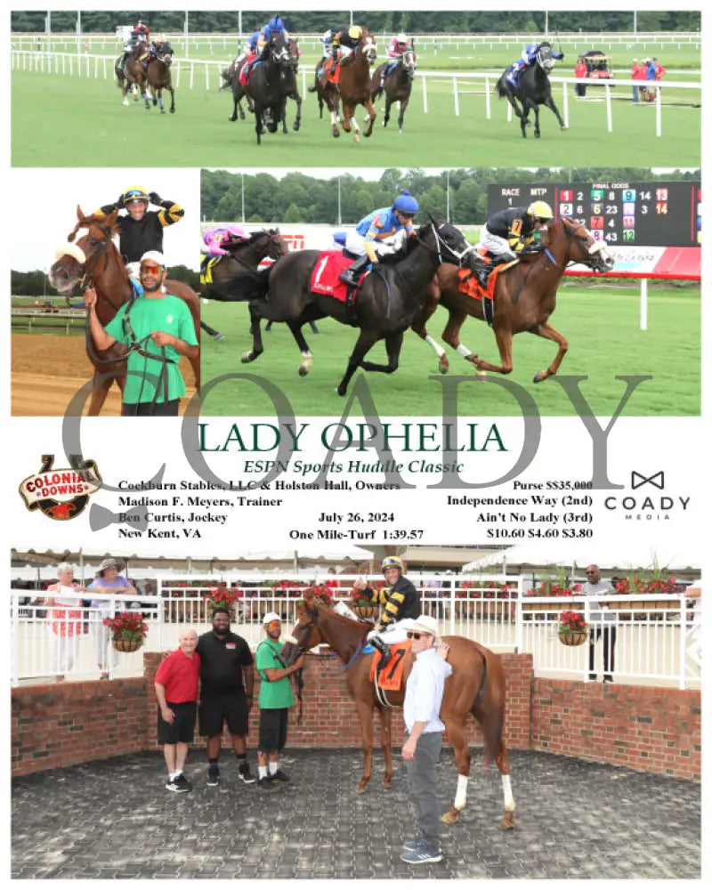 Lady Ophelia - Espn Sports Huddle Classic 07-26-24 R01 Cnl Colonial Downs