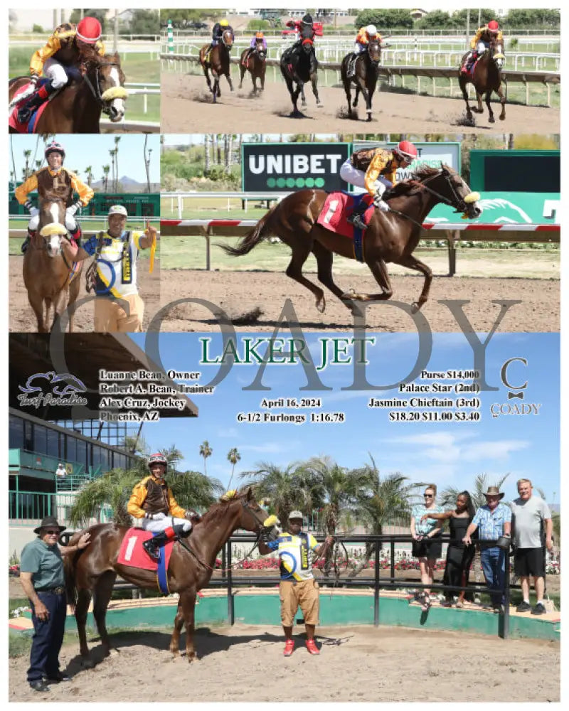 Laker Jet - 04 - 16 - 24 R03 Tup Turf Paradise