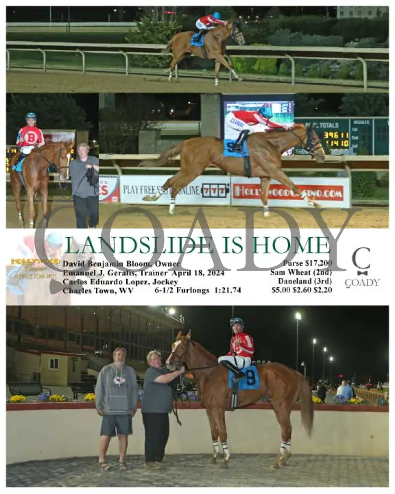 Landslide Is Home - 04 - 18 - 24 R08 Ct Hollywood Casino At Charles Town Races