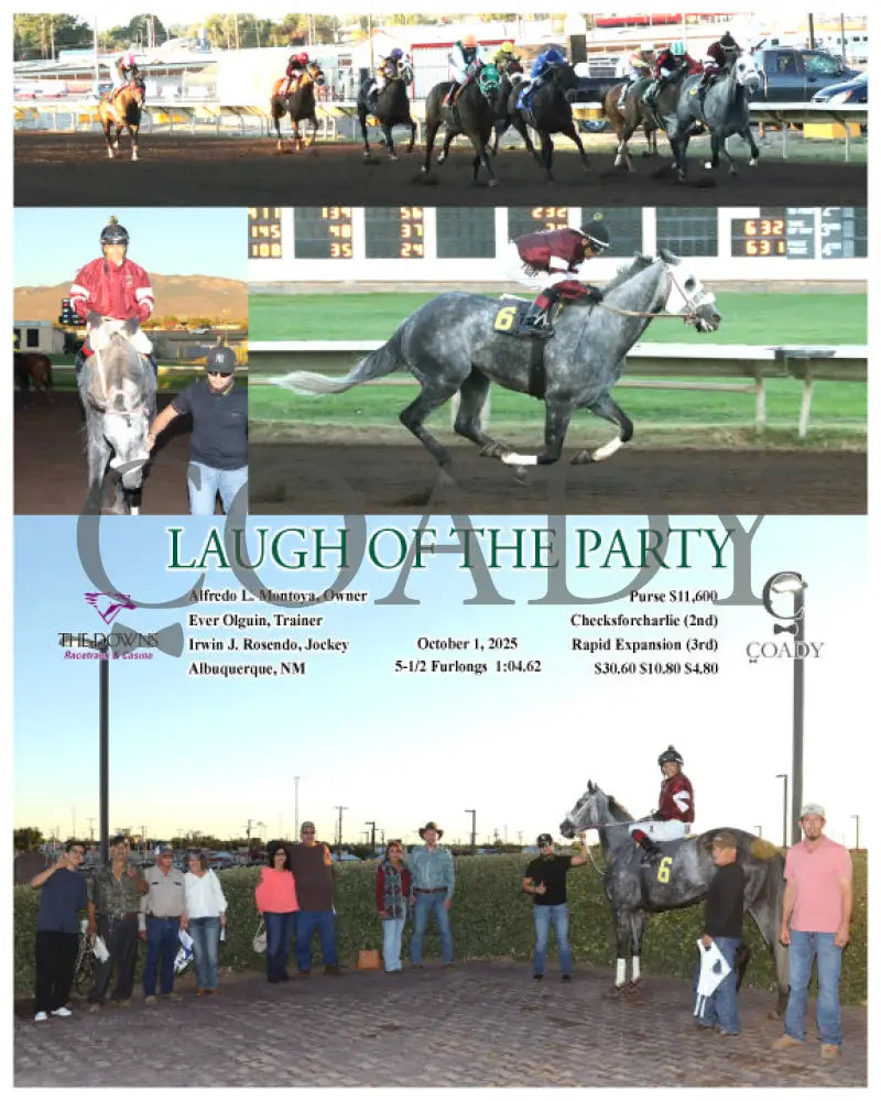 LAUGH OF THE PARTY - 10-01-25 - R02 - ALB Downs at Albuquerque