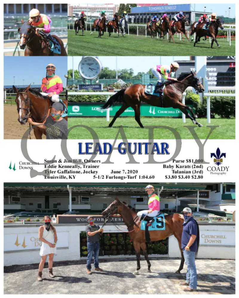 Lead Guitar - 06-07-20 R07 Cd Churchill Downs