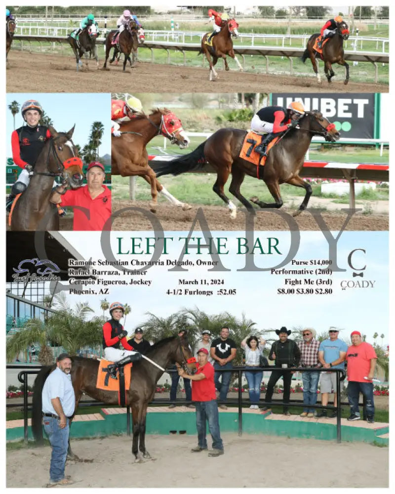 Left The Bar - 03 - 11 - 24 R08 Tup Turf Paradise