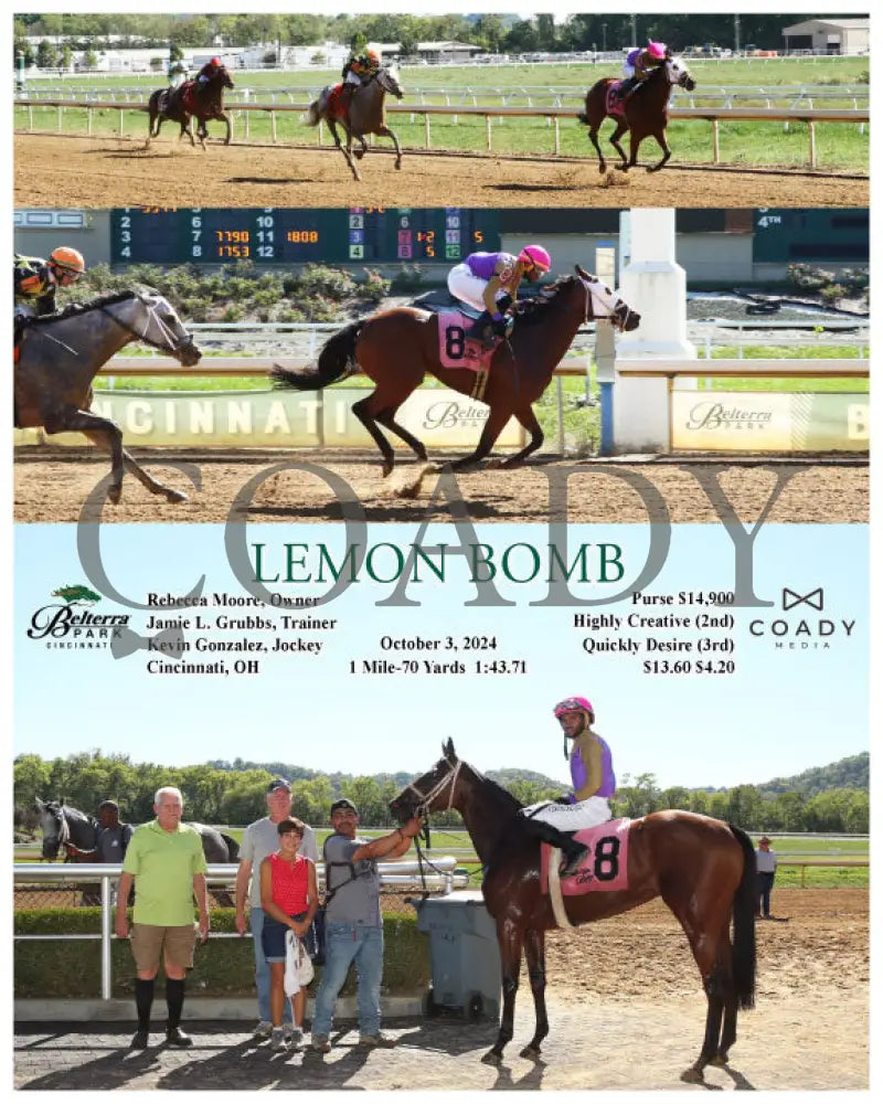 Lemon Bomb - 100324 Race 06 Btp Belterra Park