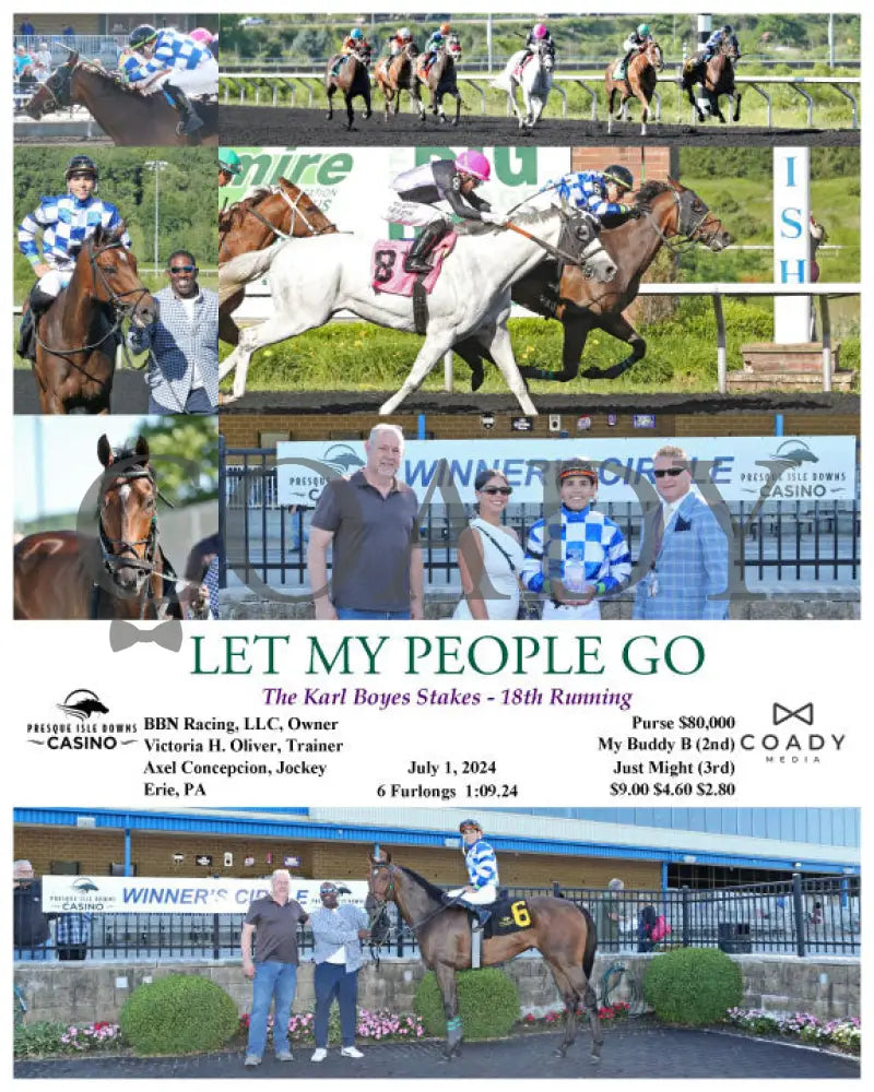 Let My People Go - The Karl Boyes Stakes 18Th Running 07-01-24 R07 Pid Presque Isle Downs