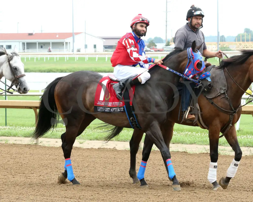 LETS GET AFTER IT - Jaguar Rocket Futurity Final - 23rd Running - 07-19-25 - R06 - Horseshoe Indiana - Post Parade 01