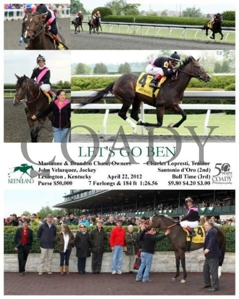 Let’s Go Ben - 042212 Race 06 Keeneland