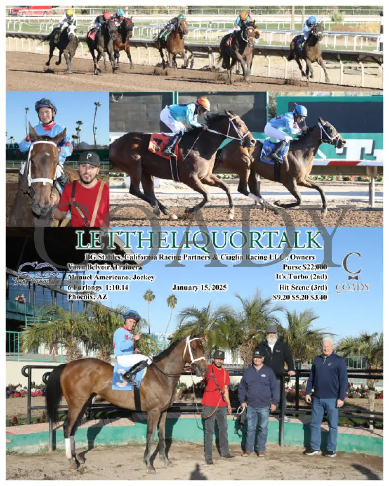 Lettheliquortalk - 01-15-25 R08 Tup Turf Paradise