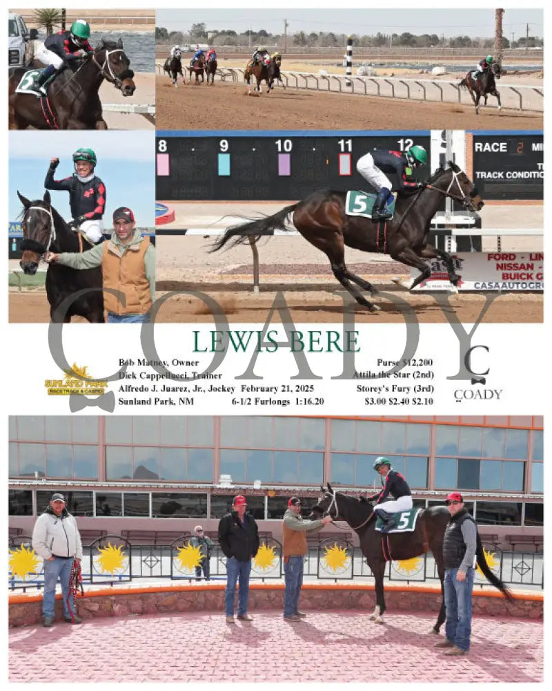 LEWIS BERE - 02-21-25 - R02 - SUN Turfway Park