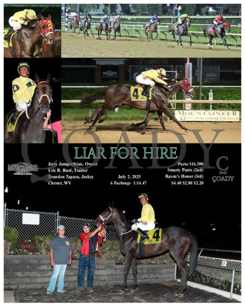 LIAR FOR HIRE - 07-02-25 - R08 - MNR Mountaineer Park