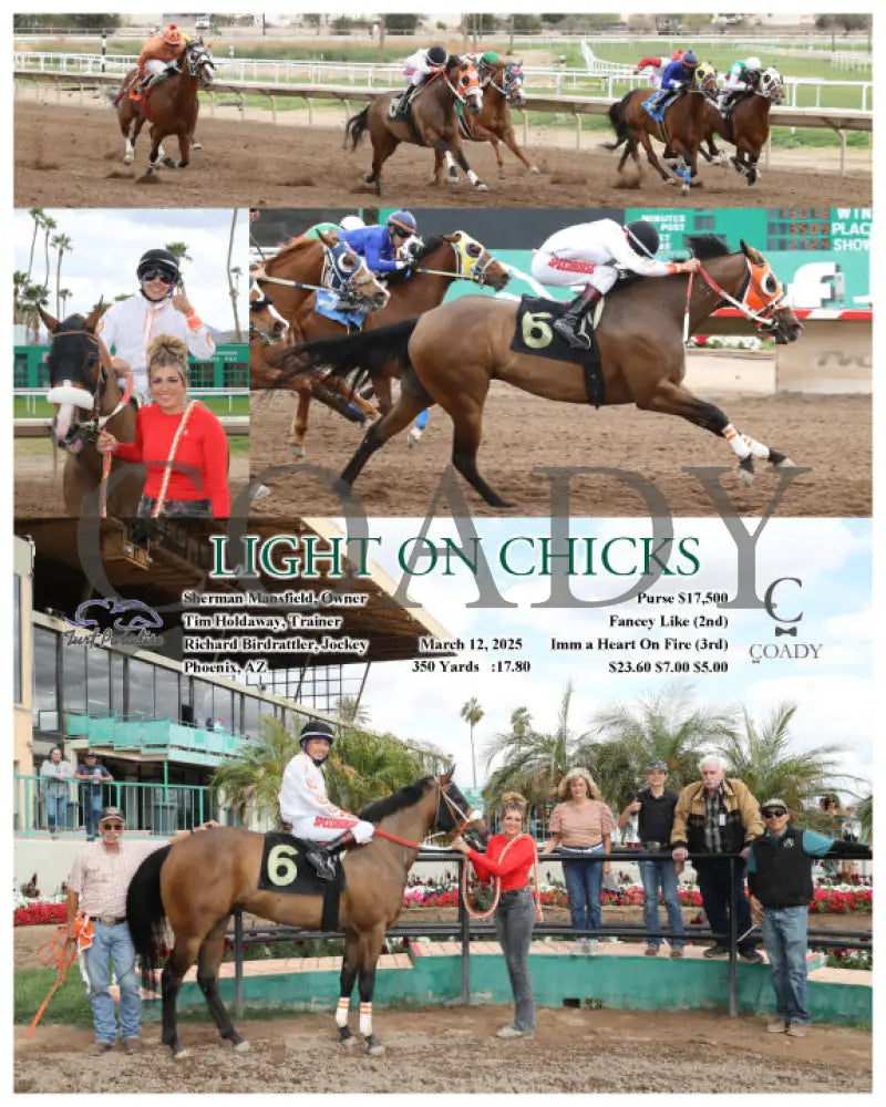 LIGHT ON CHICKS - 03-12-25 - R01 - TUP Turf Paradise