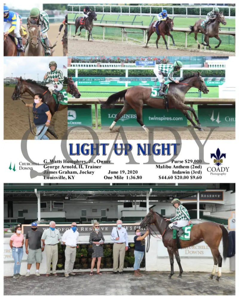 Light Up Night - 06-19-20 R05 Cd Churchill Downs