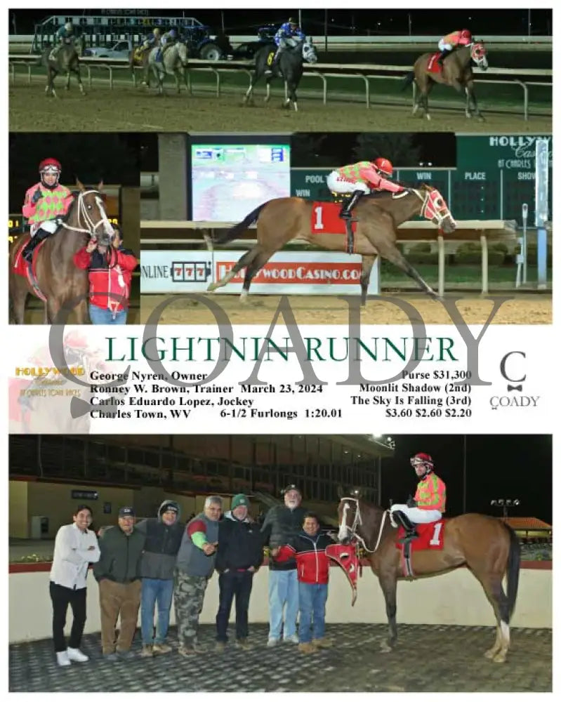 Lightnin Runner - 03 - 23 - 24 R07 Ct Hollywood Casino At Charles Town Races