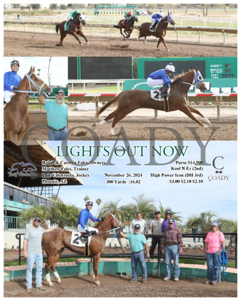 Lights Out Now - 11-26-24 R01 Tup Turf Paradise