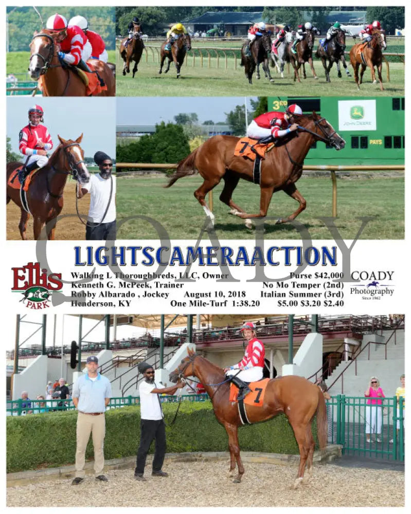 Lightscameraaction - 081018 Race 07 Elp Ellis Park