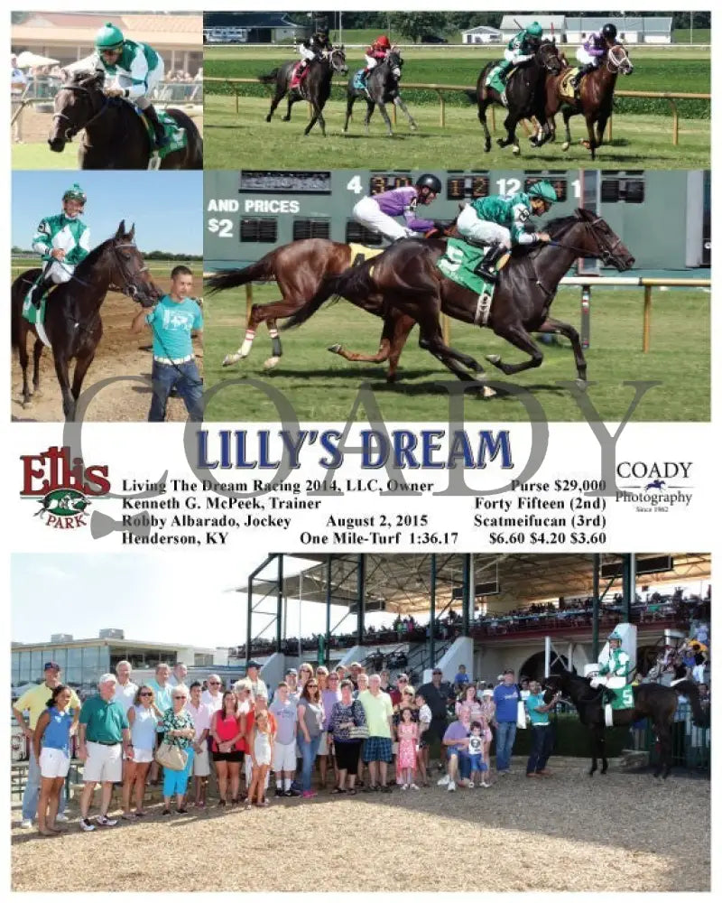 Lilly's Dream - 080215 - Race 07 - Winners Circle - Coady Media - Kurtis Coady Photography