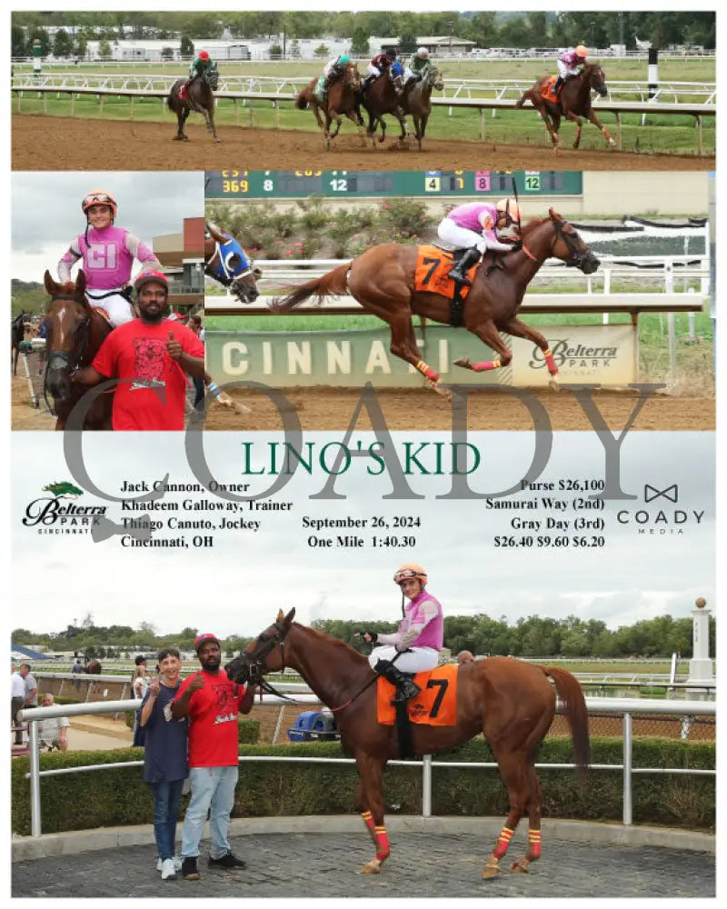 Lino’s Kid - 09-26-24 R06 Btp Belterra Park
