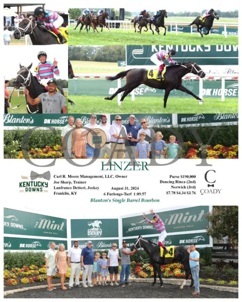 Linzer - 08-31-24 R04 Kd Kentucky Downs