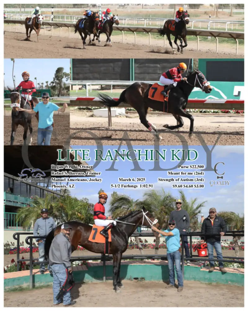 LITE RANCHIN KID - 03-06-25 - R05 - TUP Turf Paradise