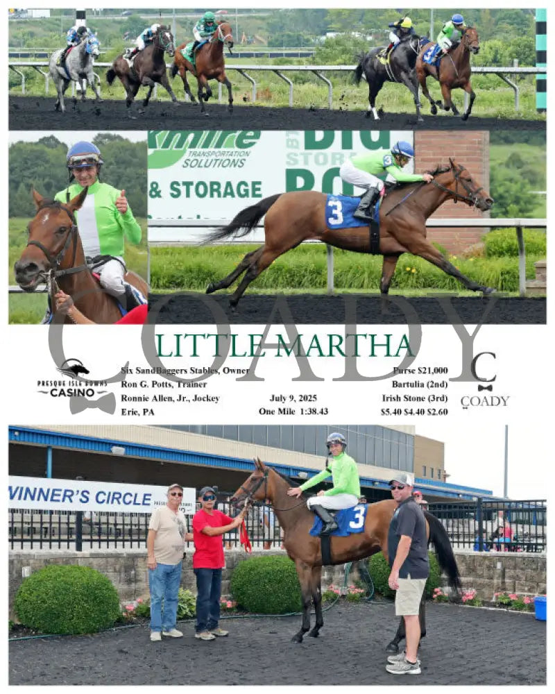LITTLE MARTHA - 07-09-25 - R02 - PID Presque Isle Downs