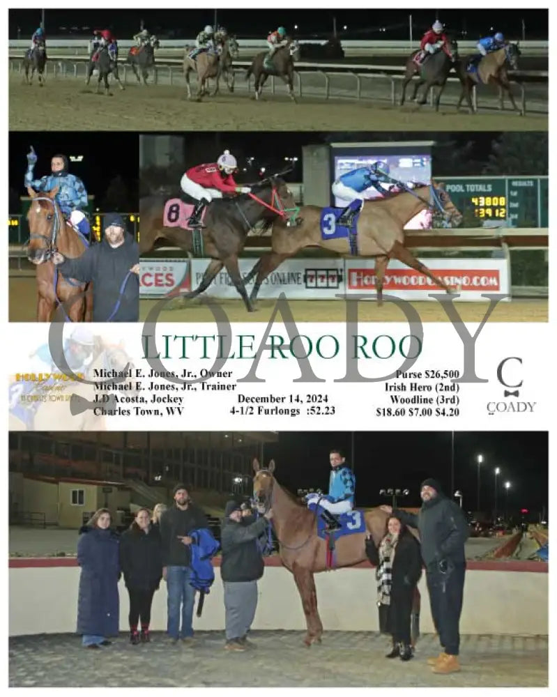 Little Roo - 12-14-24 R08 Ct Hollywood Casino At Charles Town Races