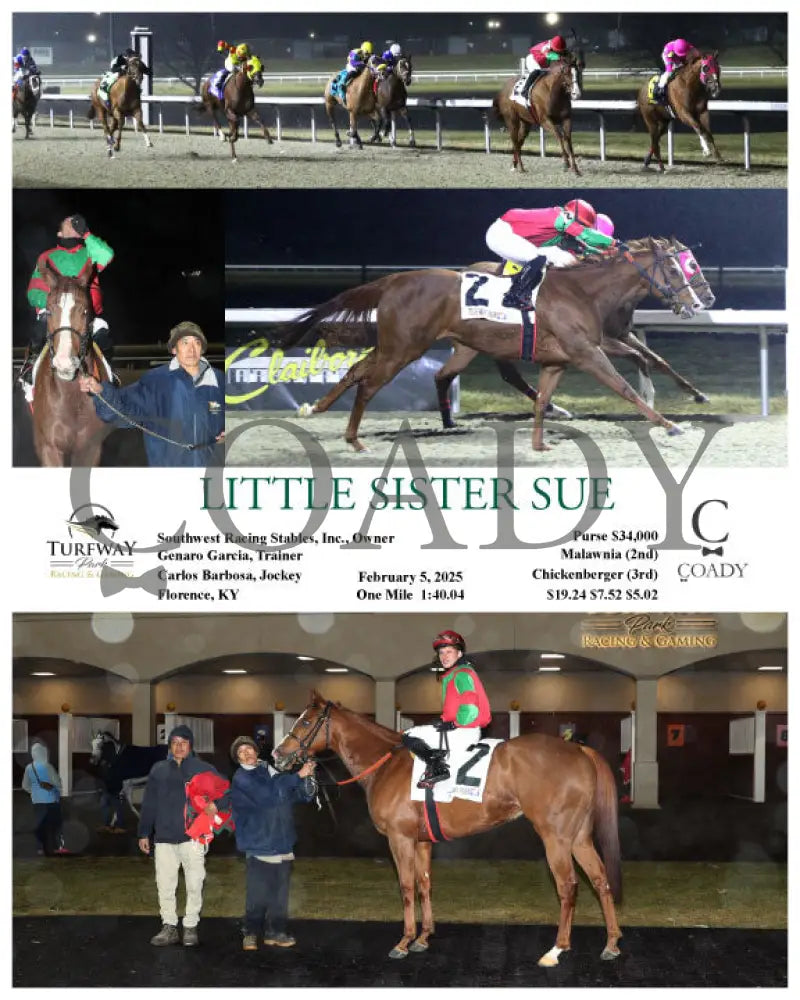Little Sister Sue - 020525 Race 08 Tp Turfway Park