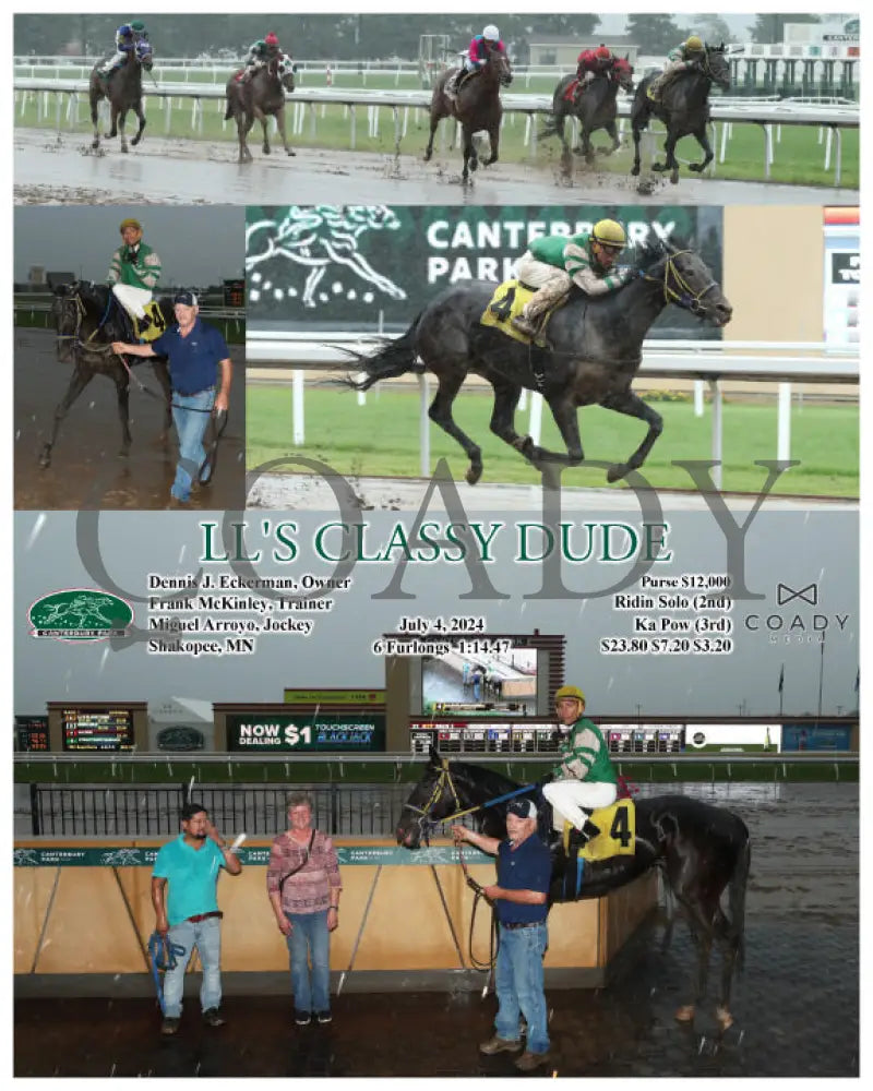 Ll’s Classy Dude - 07-04-24 R01 Cby Canterbury Park
