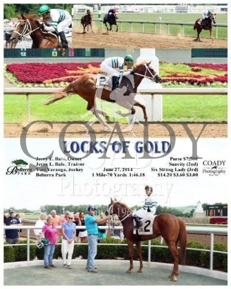 Locks Of Gold - 062714 Race 01 Btp Belterra Park
