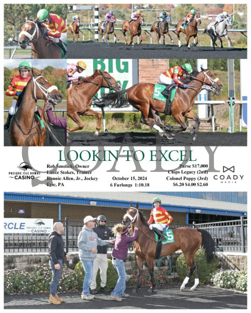 Lookin To Excel - 10-15-24 R02 Pid Presque Isle Downs