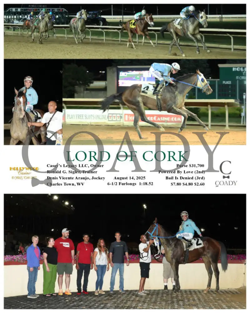 LORD OF CORK - 08-14-25 - R07 - CT Hollywood Casino at Charles Town Races