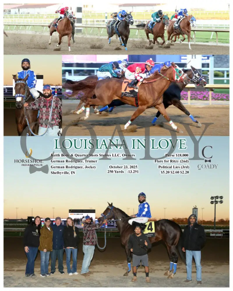 LOUISIANA IN LOVE - 10-23-25 - R09 - IND Indiana Grand