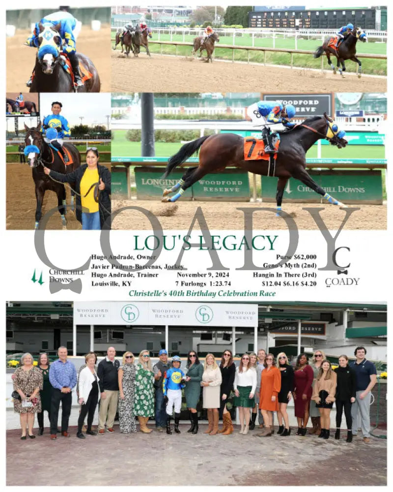 Lou’s Legacy - 11-09-24 R04 Cd Group Churchill Downs