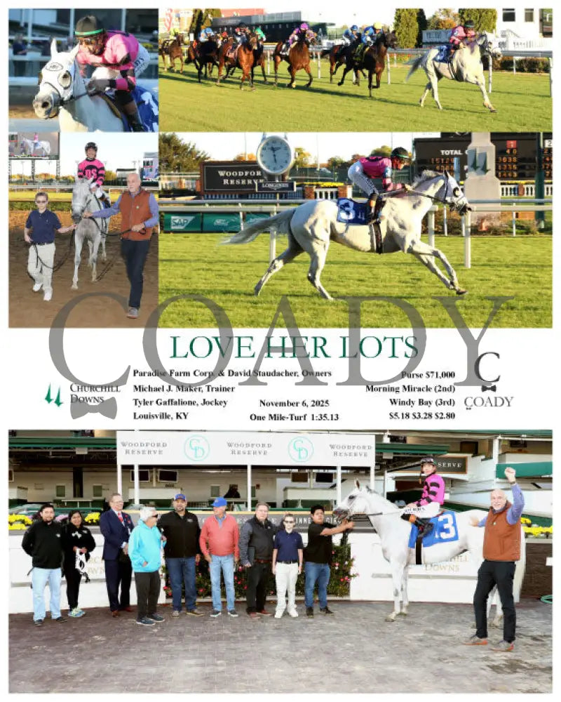 LOVE HER LOTS - 11-06-25 - R09 - CD Churchill Downs