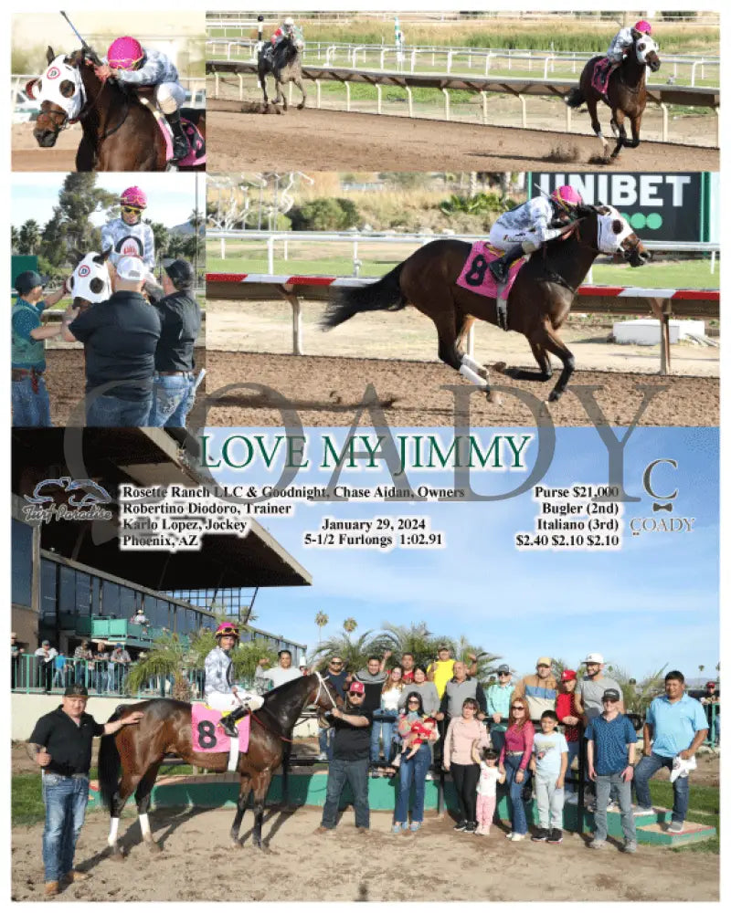 Love My Jimmy - 01 - 27 - 24 R07 Tup Turf Paradise