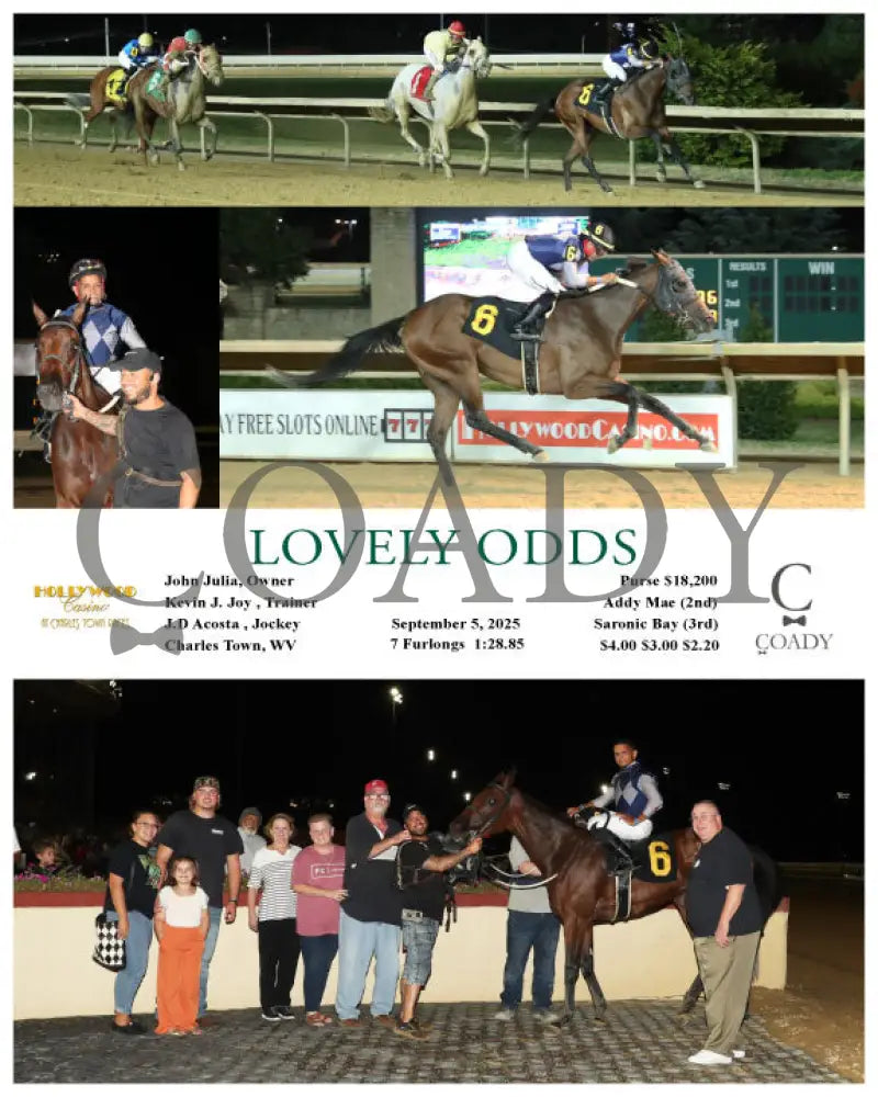 LOVELY ODDS - 09-05-25 - R04 - CT Hollywood Casino at Charles Town Races