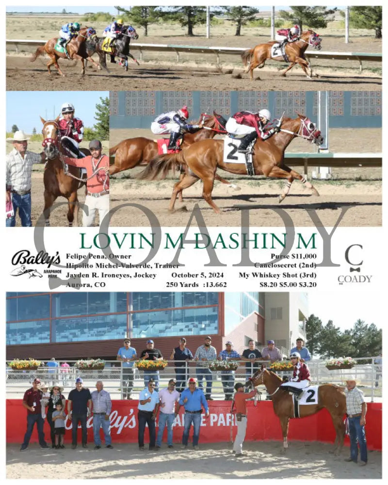 Lovin M Dashin - 10-05-24 R08 Arp Arapahoe Park