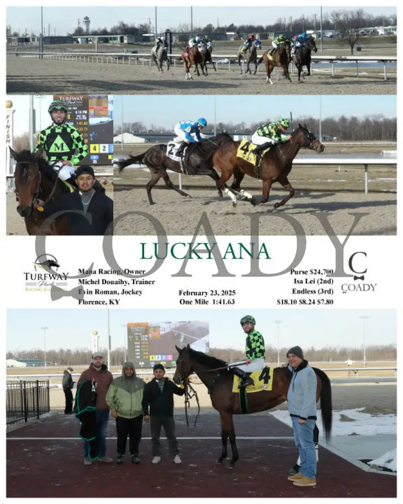 LUCKY ANA - 022325 - Race 01 - TP Turfway Park