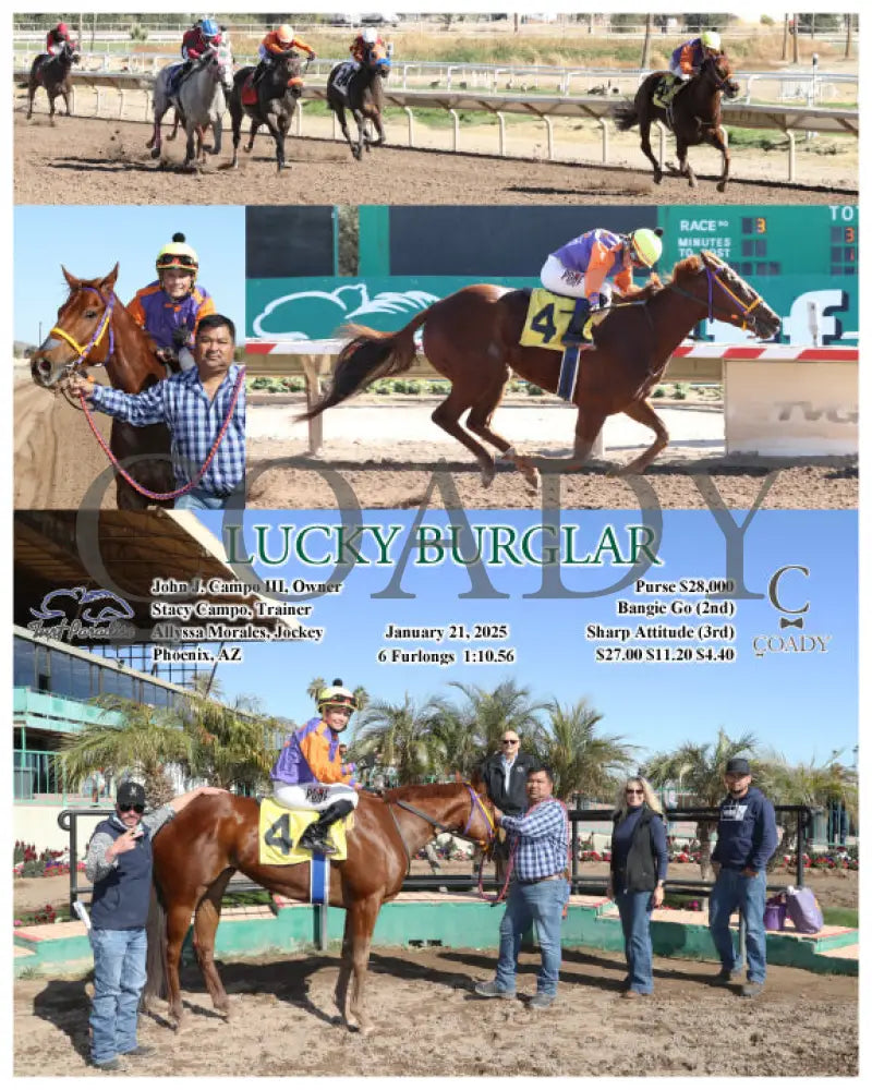 Lucky Burglar - 01-21-25 R03 Tup Turf Paradise