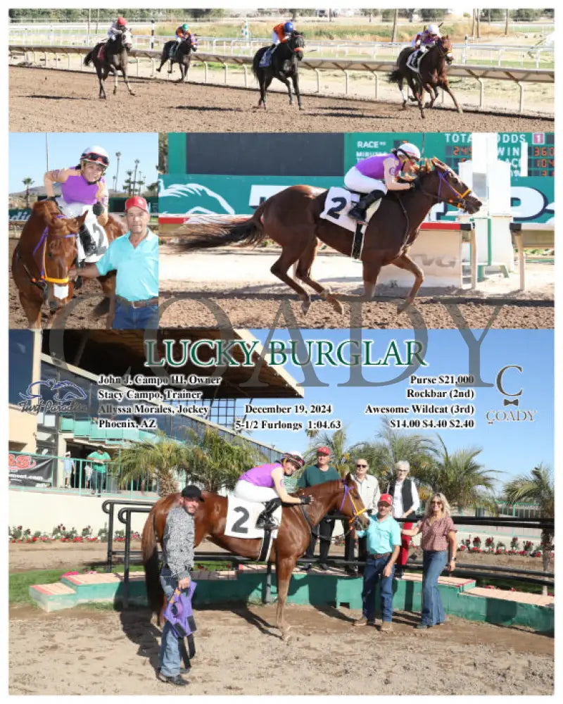 Lucky Burglar - 12-19-24 R02 Tup Turf Paradise