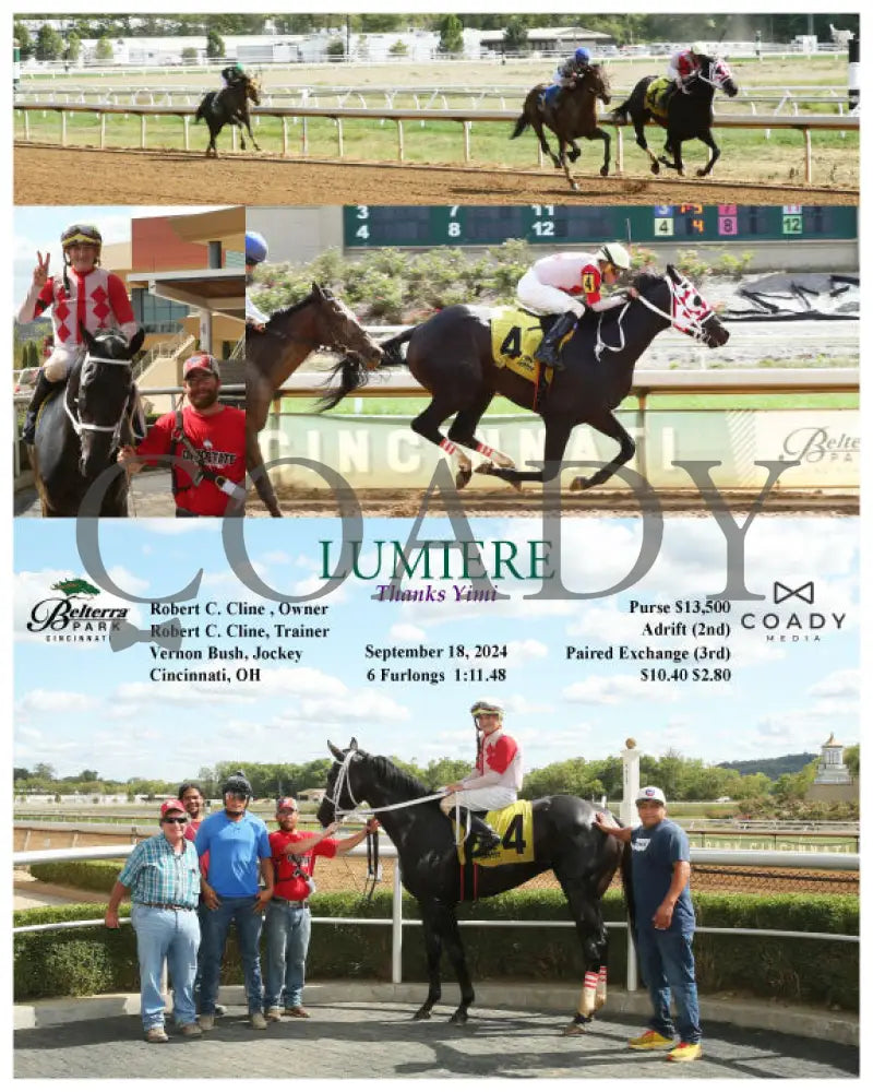 Lumiere - 091824 Race 06 Btp Belterra Park