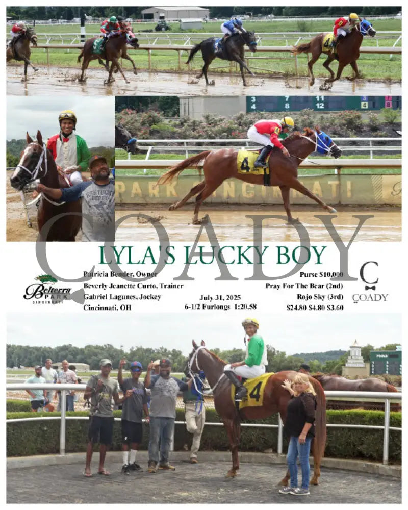 LYLA’S LUCKY BOY - 073125 - Race 03 - BTP Indiana Grand