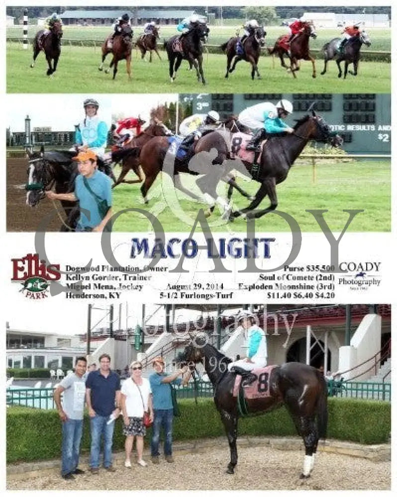 Maco Light - 082914 Race 02 Elp Ellis Park