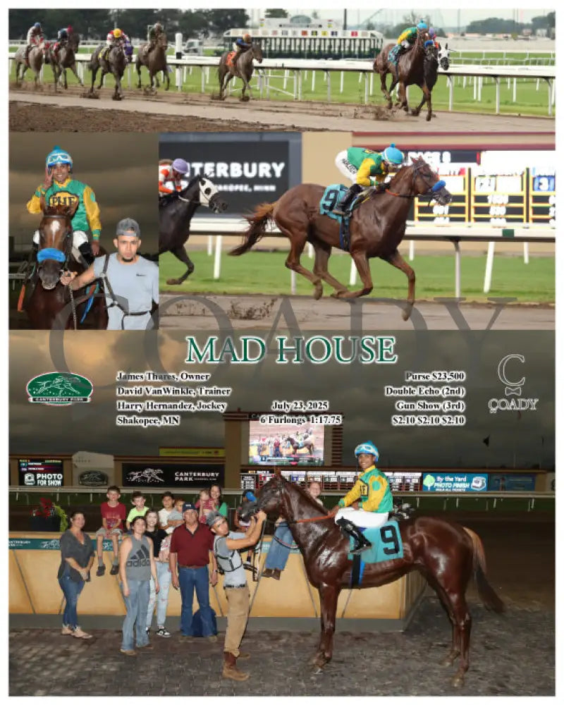 MAD HOUSE - 07-23-25 - R08 - CBY Canterbury Park