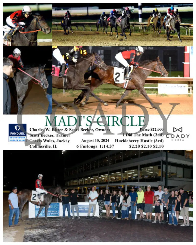 Madi’s Circle - 08-10-24 R05 Fan Fanduel Sportsbook Horse Racing