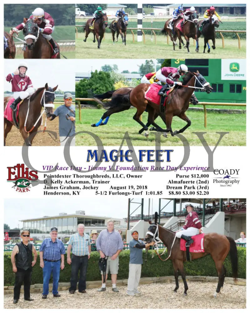 Magic Feet - 081918 Race 01 Elp Ellis Park